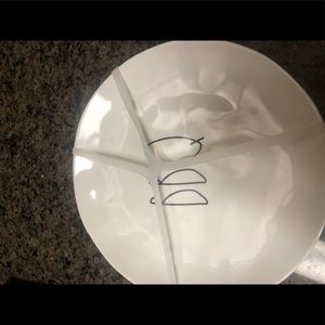 Rae Dunn BBQ PLATES small and large set